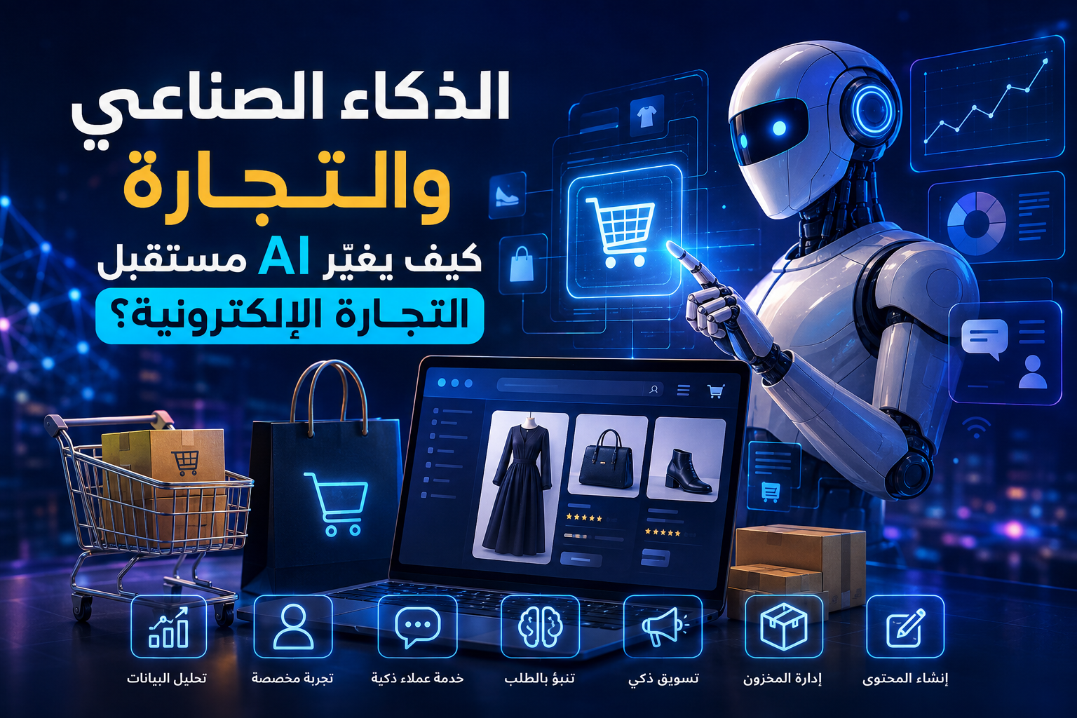 الذكاء الاصطناعي والتجارة: كيف يغيّر AI مستقبل التجارة الإلكترونية؟