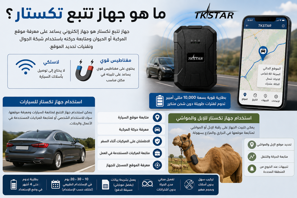 ما هو جهاز تتبع تكستار؟